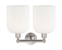Two Light Bath Vanity by Innovations - Edison Collection, Brushed Satin Nickel Finish - 616-2W-SN-G559-8GWH