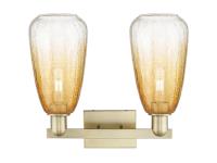Two Light Bath Vanity by Innovations - Arcadia Collection, Antique Brass Finish - 716-2W-AB-G480-6AM