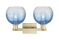 Two Light Bath Vanity by Innovations - Arcadia Collection, Antique Brass Finish - 716-2W-AB-G483-8SB