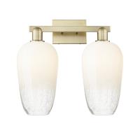 Two Light Bath Vanity by Innovations - Arcadia Collection, Antique Brass Finish - 716-2W-AB-G484-7OP