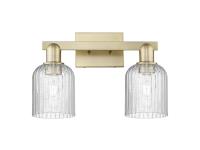Two Light Bath Vanity by Innovations - Arcadia Collection, Antique Brass Finish - 716-2W-AB-G559-5SDY
