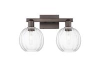 Two Light Bath Vanity by Innovations - Arcadia Collection, Oil Rubbed Bronze Finish - 716-2W-OB-G458-7CL