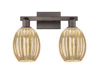 Two Light Bath Vanity by Innovations - Arcadia Collection, Oil Rubbed Bronze Finish - 716-2W-OB-G459-6ME