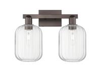 Two Light Bath Vanity by Innovations - Arcadia Collection, Oil Rubbed Bronze Finish - 716-2W-OB-G460-7CL