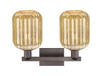 Two Light Bath Vanity by Innovations - Arcadia Collection, Oil Rubbed Bronze Finish - 716-2W-OB-G460-7ME