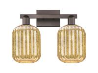 Two Light Bath Vanity by Innovations - Arcadia Collection, Oil Rubbed Bronze Finish - 716-2W-OB-G460-7ME