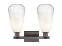 Two Light Bath Vanity by Innovations - Arcadia Collection, Oil Rubbed Bronze Finish - 716-2W-OB-G480-6OP