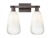 Two Light Bath Vanity by Innovations - Arcadia Collection, Oil Rubbed Bronze Finish - 716-2W-OB-G480-6OP