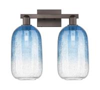 Two Light Bath Vanity by Innovations - Arcadia Collection, Oil Rubbed Bronze Finish - 716-2W-OB-G482-7SB