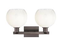 Two Light Bath Vanity by Innovations - Arcadia Collection, Oil Rubbed Bronze Finish - 716-2W-OB-G483-8OP