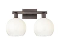 Two Light Bath Vanity by Innovations - Arcadia Collection, Oil Rubbed Bronze Finish - 716-2W-OB-G483-8OP