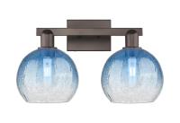 Two Light Bath Vanity by Innovations - Arcadia Collection, Oil Rubbed Bronze Finish - 716-2W-OB-G483-8SB