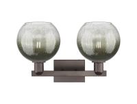 Two Light Bath Vanity by Innovations - Arcadia Collection, Oil Rubbed Bronze Finish - 716-2W-OB-G483-8SL