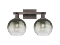 Two Light Bath Vanity by Innovations - Arcadia Collection, Oil Rubbed Bronze Finish - 716-2W-OB-G483-8SL