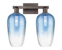 Two Light Bath Vanity by Innovations - Arcadia Collection, Oil Rubbed Bronze Finish - 716-2W-OB-G484-7SB