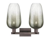Two Light Bath Vanity by Innovations - Arcadia Collection, Oil Rubbed Bronze Finish - 716-2W-OB-G484-7SL