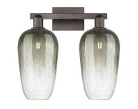 Two Light Bath Vanity by Innovations - Arcadia Collection, Oil Rubbed Bronze Finish - 716-2W-OB-G484-7SL