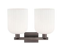 Two Light Bath Vanity by Innovations - Arcadia Collection, Oil Rubbed Bronze Finish - 716-2W-OB-G559-8GWH