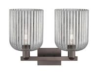 Two Light Bath Vanity by Innovations - Arcadia Collection, Oil Rubbed Bronze Finish - 716-2W-OB-G559-8SM