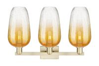Three Light Bath Vanity by Innovations - Arcadia Collection, Antique Brass Finish - 716-3W-AB-G484-7AM