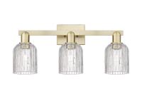 Three Light Bath Vanity by Innovations - Arcadia Collection, Antique Brass Finish - 716-3W-AB-G559-5CL