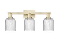 Three Light Bath Vanity by Innovations - Arcadia Collection, Antique Brass Finish - 716-3W-AB-G559-5SDY