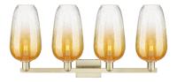 Four Light Bath Vanity by Innovations - Arcadia Collection, Antique Brass Finish - 716-4W-AB-G484-7AM