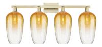 Four Light Bath Vanity by Innovations - Arcadia Collection, Antique Brass Finish - 716-4W-AB-G484-7AM