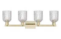 Four Light Bath Vanity by Innovations - Arcadia Collection, Antique Brass Finish - 716-4W-AB-G559-5CL
