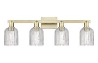 Four Light Bath Vanity by Innovations - Arcadia Collection, Antique Brass Finish - 716-4W-AB-G559-5CL