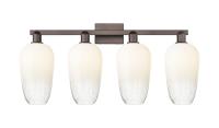 Four Light Bath Vanity by Innovations - Arcadia Collection, Oil Rubbed Bronze Finish - 716-4W-OB-G484-7OP