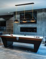 Three Light Pendant by Z-Lite - Landry Collection, Matte Black + Rubbed Brass Finish - 1004P14-3L-MB-RB