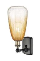 One Light Wall Sconce by Innovations - Ballston Collection, Black Antique Brass Finish - 516-1W-BAB-G480-6AM