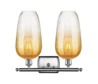 Two Light Bath Vanity by Innovations - Ballston Collection, Brushed Satin Nickel Finish - 516-2W-SN-G484-7AM