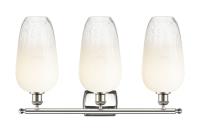 Three Light Bath Vanity by Innovations - Ballston Collection, Polished Nickel Finish - 516-3W-PN-G484-7OP