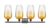 Four Light Bath Vanity by Innovations - Ballston Collection, Oil Rubbed Bronze Finish - 516-4W-OB-G484-7AM