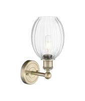 One Light Wall Sconce by Innovations - Edison Collection, Antique Brass Finish - 616-1W-AB-G459-6CL