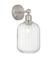 One Light Wall Sconce by Innovations - Edison Collection, Brushed Satin Nickel Finish - 616-1W-SN-G460-7CL