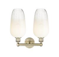 Two Light Bath Vanity by Innovations - Edison Collection, Antique Brass Finish - 616-2W-AB-G484-7OP