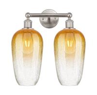 Two Light Bath Vanity by Innovations - Edison Collection, Brushed Satin Nickel Finish - 616-2W-SN-G484-7AM