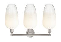 Three Light Bath Vanity by Innovations - Edison Collection, Brushed Satin Nickel Finish - 616-3W-SN-G484-7OP