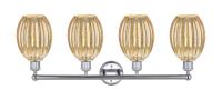 Four Light Bath Vanity by Innovations - Edison Collection, Polished Chrome Finish - 616-4W-PC-G459-6ME