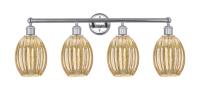 Four Light Bath Vanity by Innovations - Edison Collection, Polished Chrome Finish - 616-4W-PC-G459-6ME