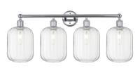 Four Light Bath Vanity by Innovations - Edison Collection, Polished Chrome Finish - 616-4W-PC-G460-7CL