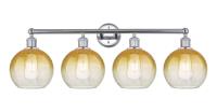 Four Light Bath Vanity by Innovations - Edison Collection, Polished Chrome Finish - 616-4W-PC-G483-8AM