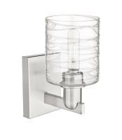 One Light Wall Sconce by Innovations - Arcadia Collection, Brushed Satin Nickel Finish - 716-1W-SN-G1113