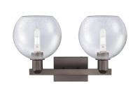 Two Light Bath Vanity by Innovations - Arcadia Collection, Oil Rubbed Bronze Finish - 716-2W-OB-G124-8