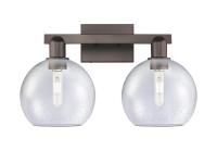 Two Light Bath Vanity by Innovations - Arcadia Collection, Oil Rubbed Bronze Finish - 716-2W-OB-G124-8