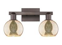 Two Light Bath Vanity by Innovations - Arcadia Collection, Oil Rubbed Bronze Finish - 716-2W-OB-G128-6