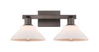 Two Light Bath Vanity by Innovations - Arcadia Collection, Oil Rubbed Bronze Finish - 716-2W-OB-G131